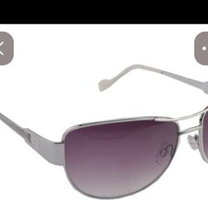 Jessica Simpson Silver and Purple Sunglasses